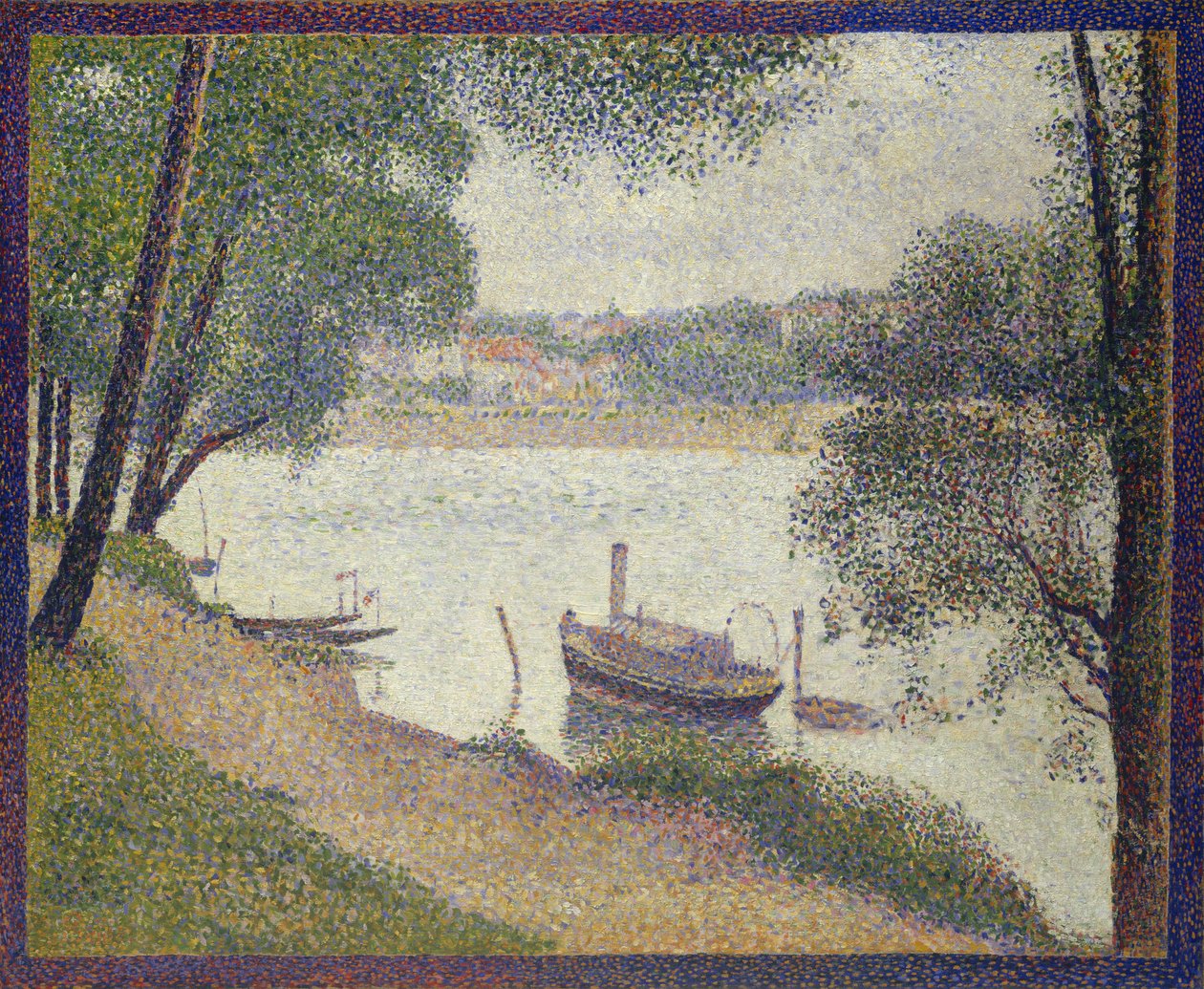 Szürke időjárás, Grande Jatte alkotó: Georges Seurat