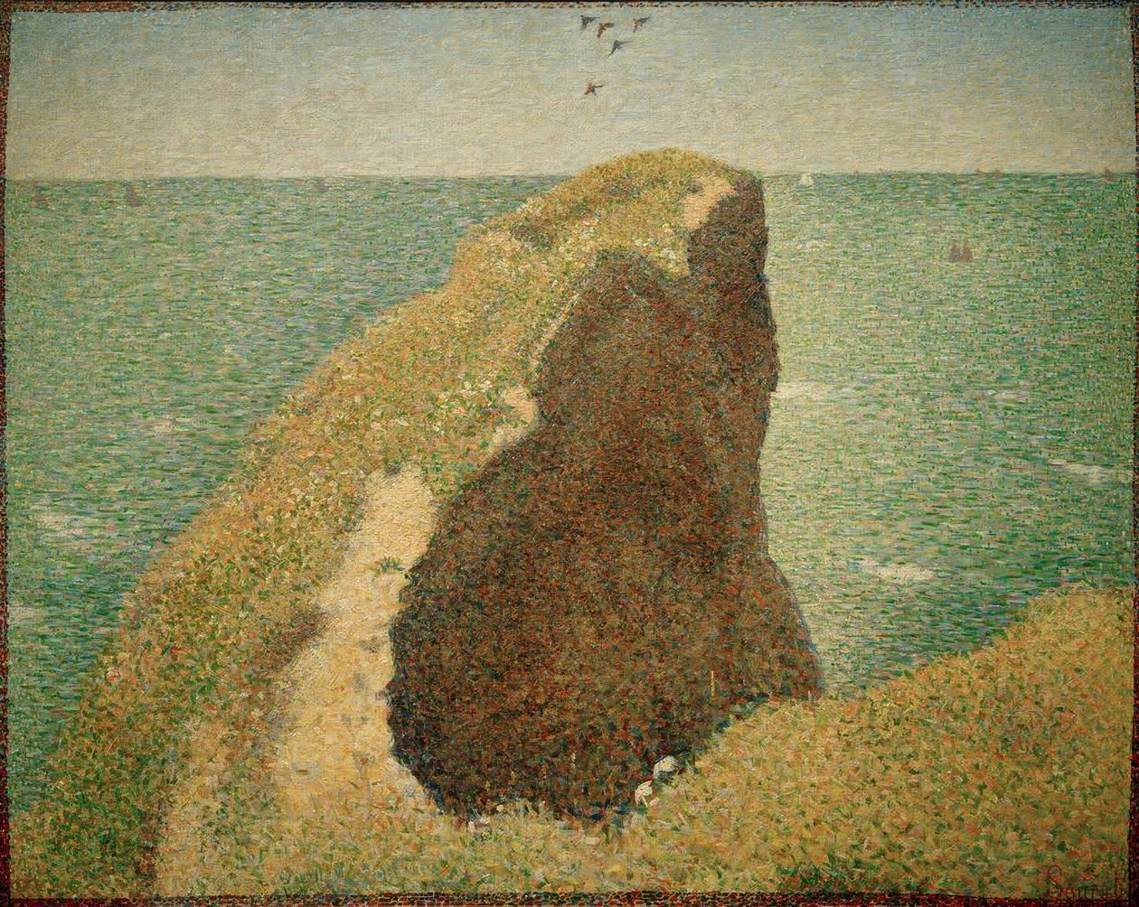 Le Bec du Hoc, Grandcamp alkotó: Georges Seurat