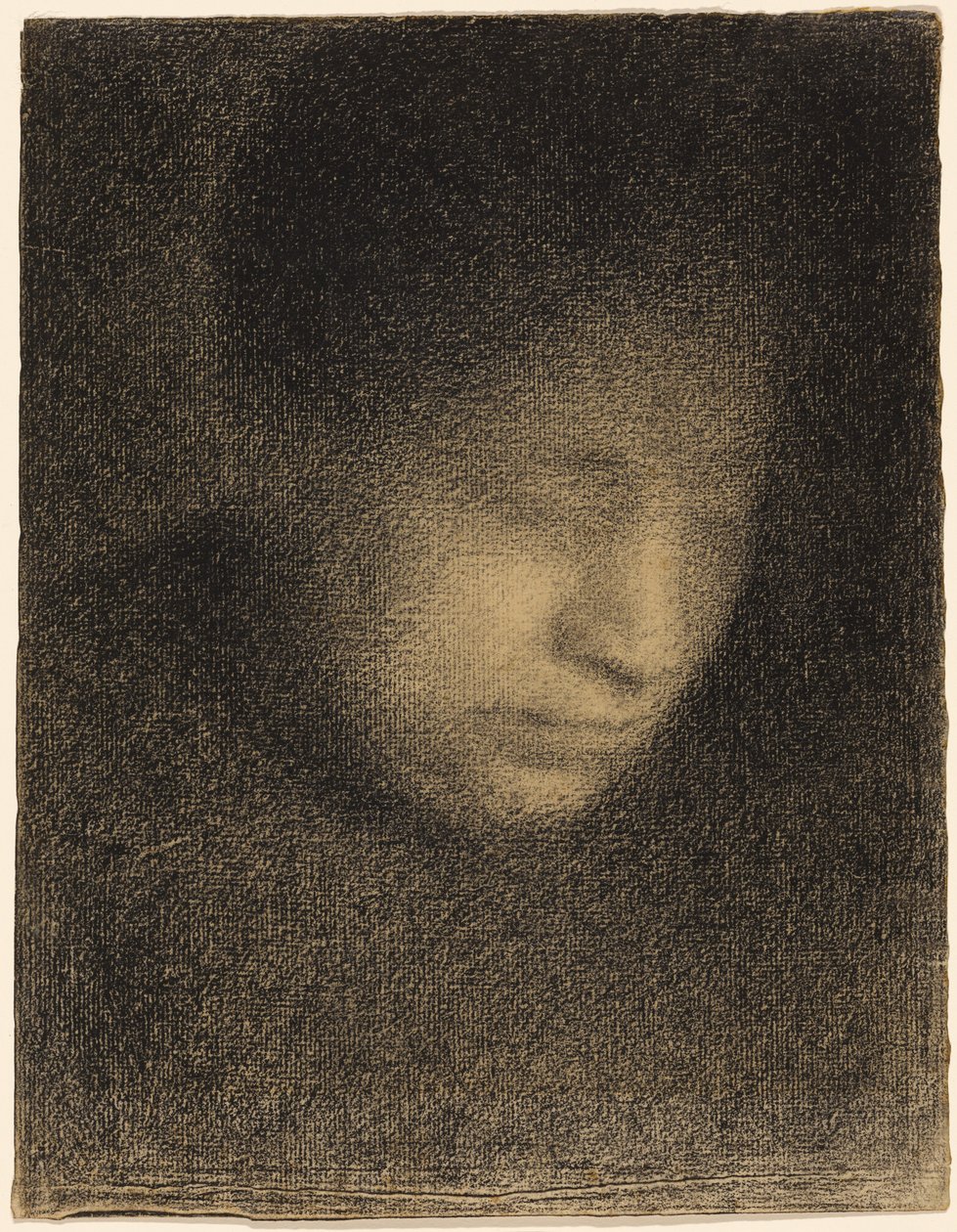 Seurat asszony, a művész anyja (Madame Seurat, mère) alkotó: Georges Seurat