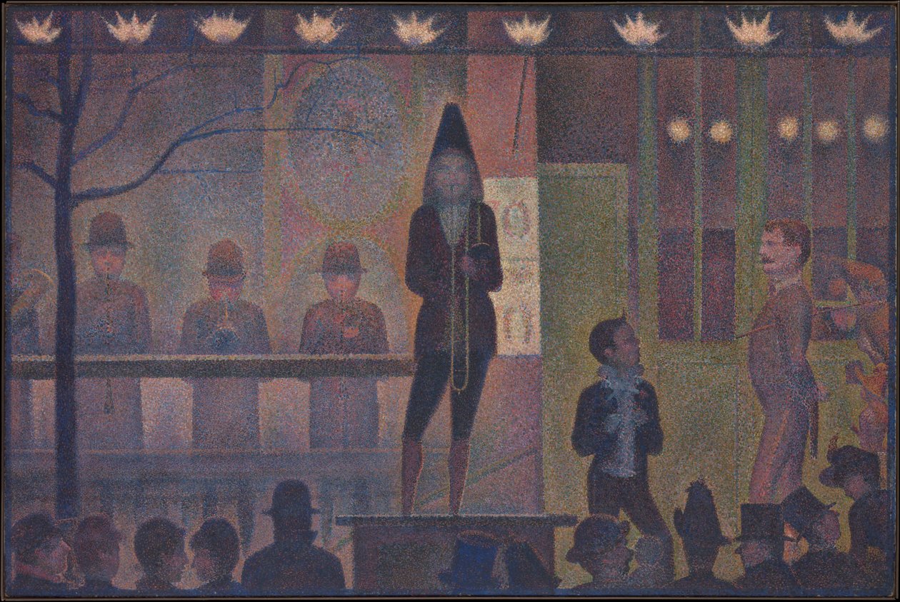 Cirkusz Sideshow alkotó: Georges Seurat
