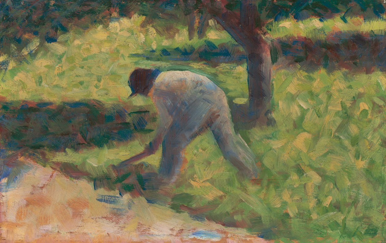Kapás paraszt, 1882 körül alkotó: Georges Seurat