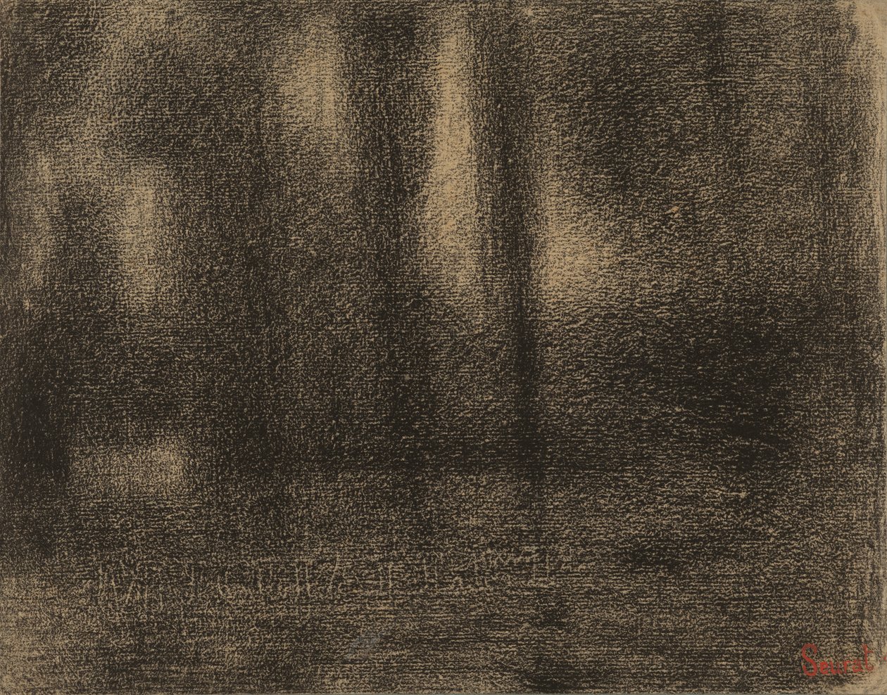 Nyárfák alkotó: Georges Seurat
