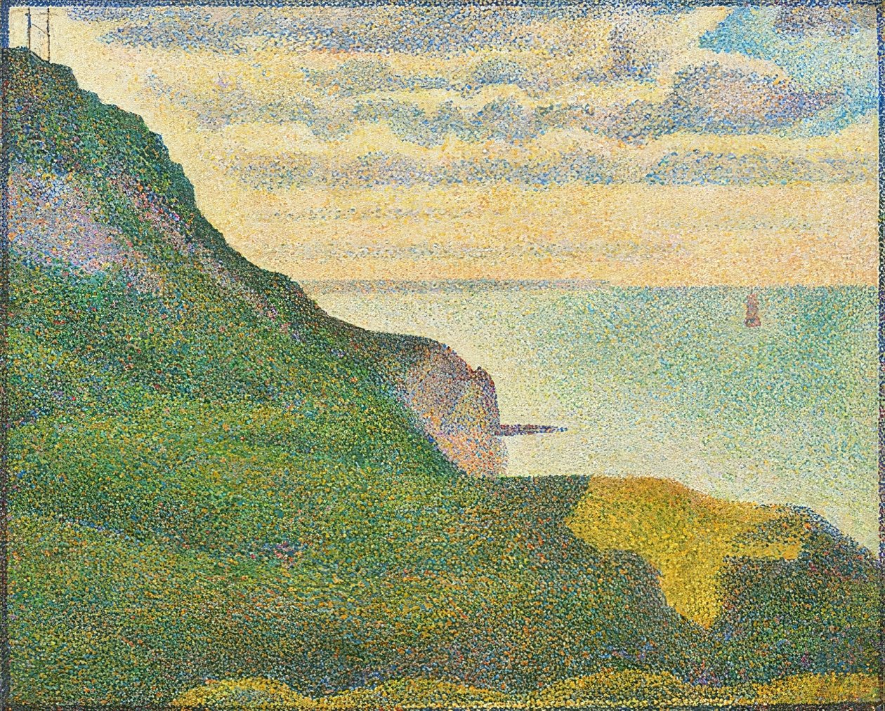 Port-en-Bessin, Normandia. 1888 alkotó: Georges Seurat