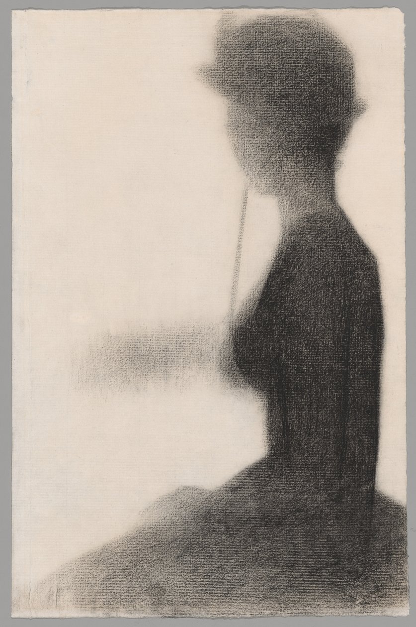 Ülő nő napernyővel (tanulmány a La Grande Jatte-hoz) alkotó: Georges Seurat