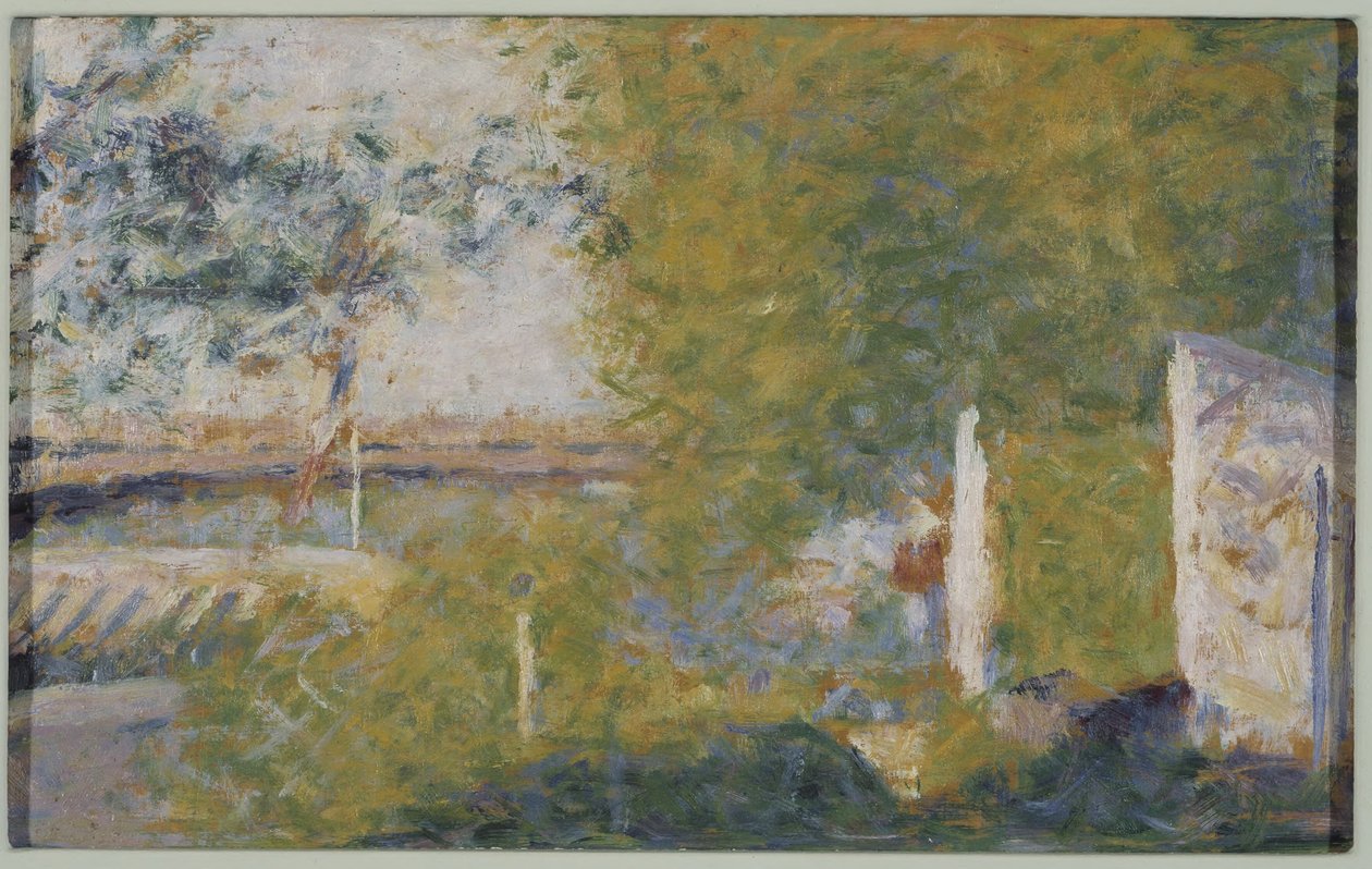 A híd Bineau-ban alkotó: Georges Seurat