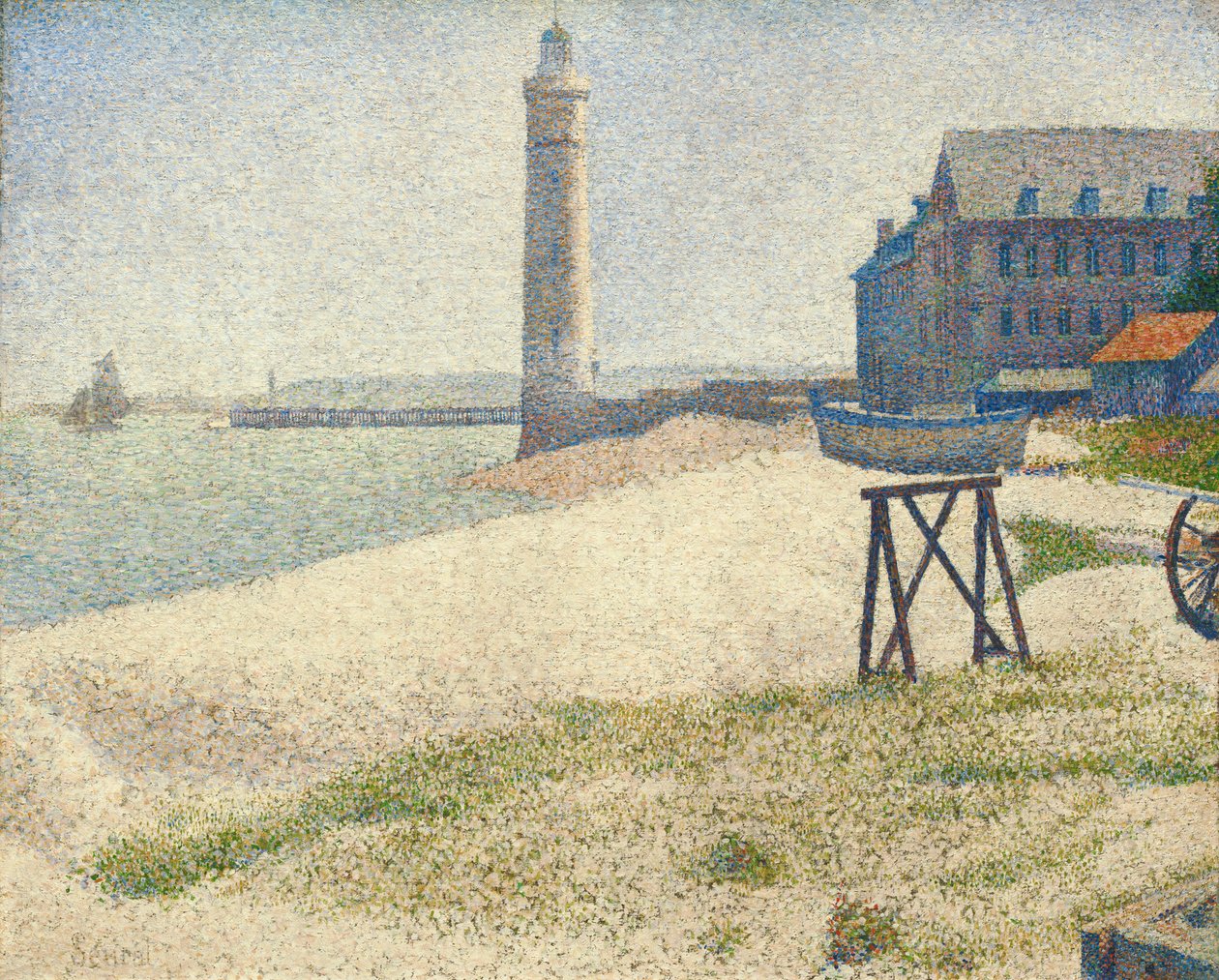 A honfleuri világítótorony, 1886 alkotó: Georges Seurat