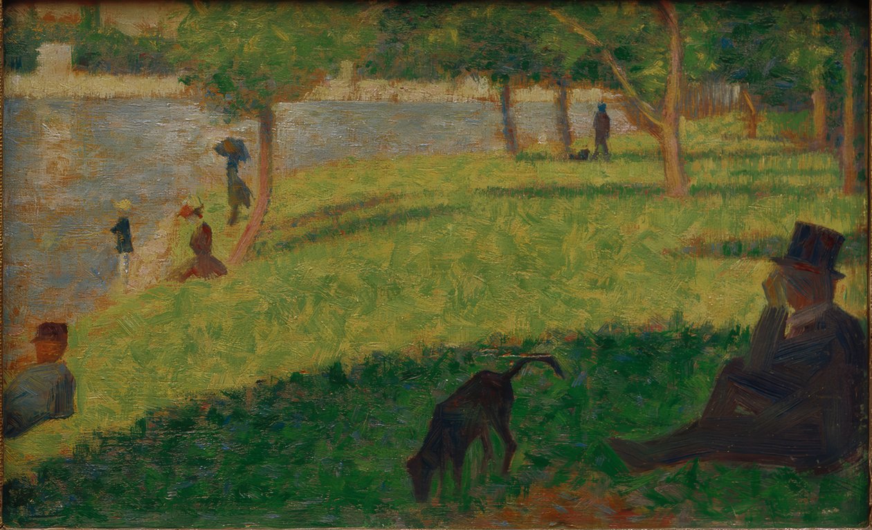 Vasárnap délután a La Grande Jatte - Ein Sonntagnachmi-ban alkotó: Georges Seurat