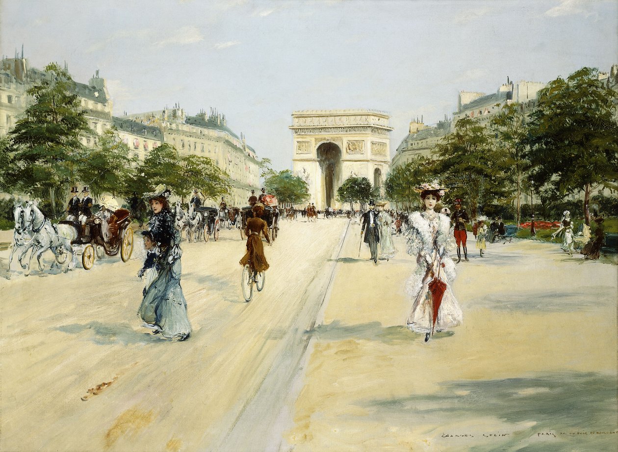 Bois de Boulogne sugárútja; Bois de Boulogne sugárútja, alkotó: Georges Stein