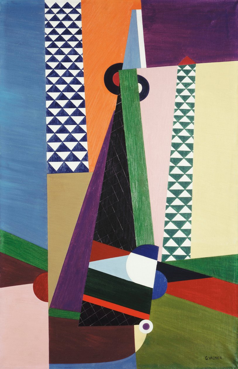 Kompozíció geometria, 1922 alkotó: Georges Valmier