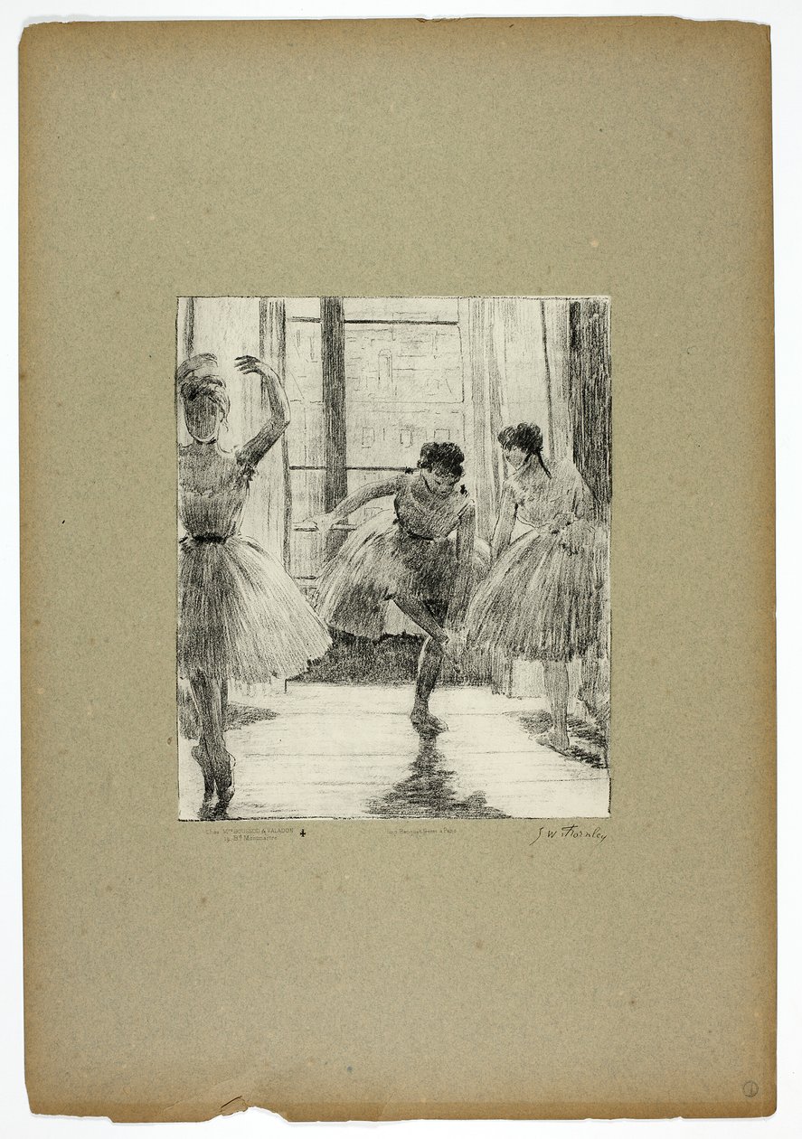 A balett óra előtt alkotó: Georges William Thornley