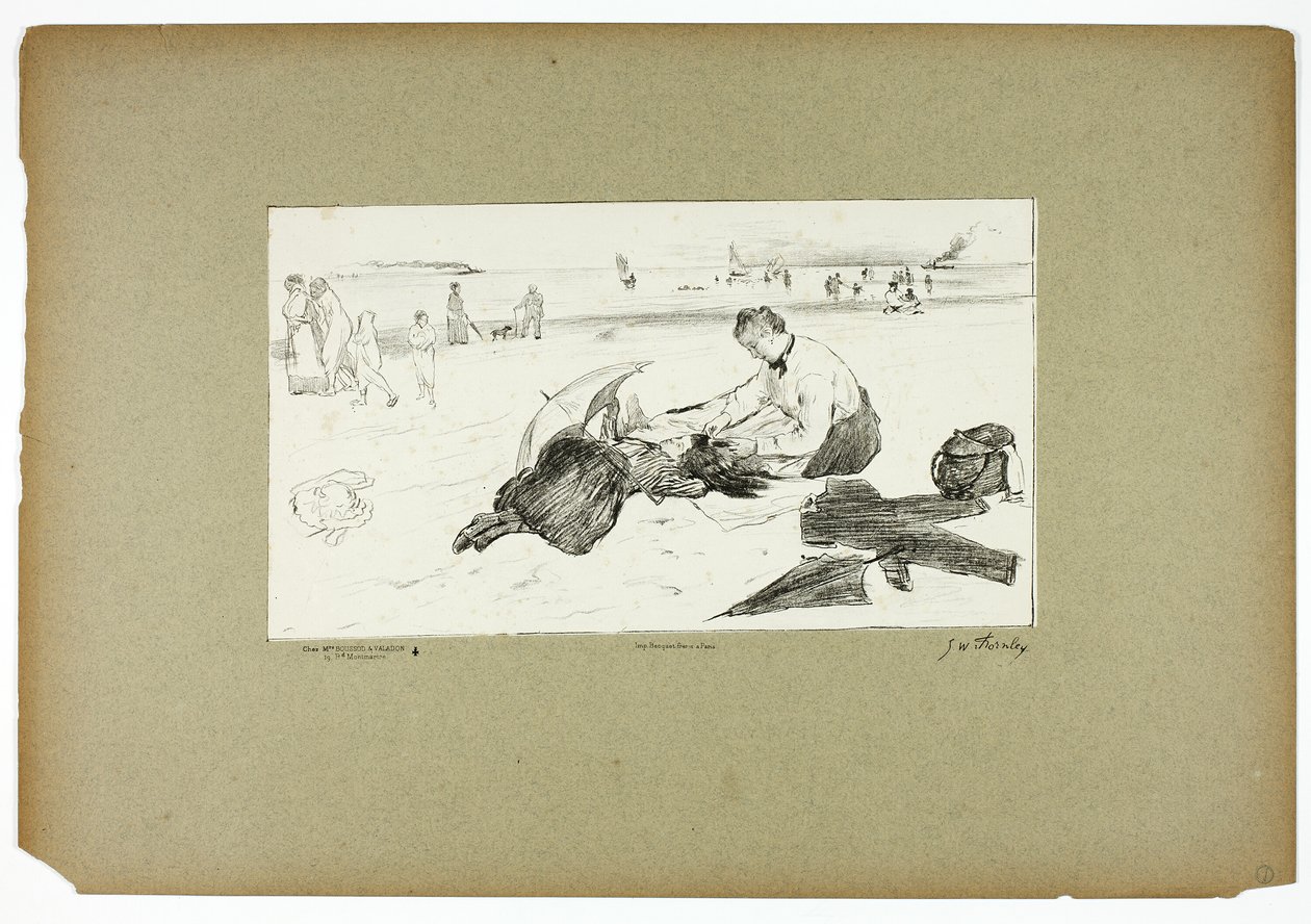 A tengerparton alkotó: Georges William Thornley
