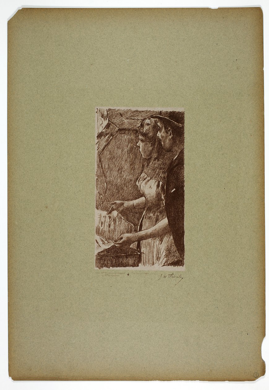 Singer Waiting alkotó: Georges William Thornley