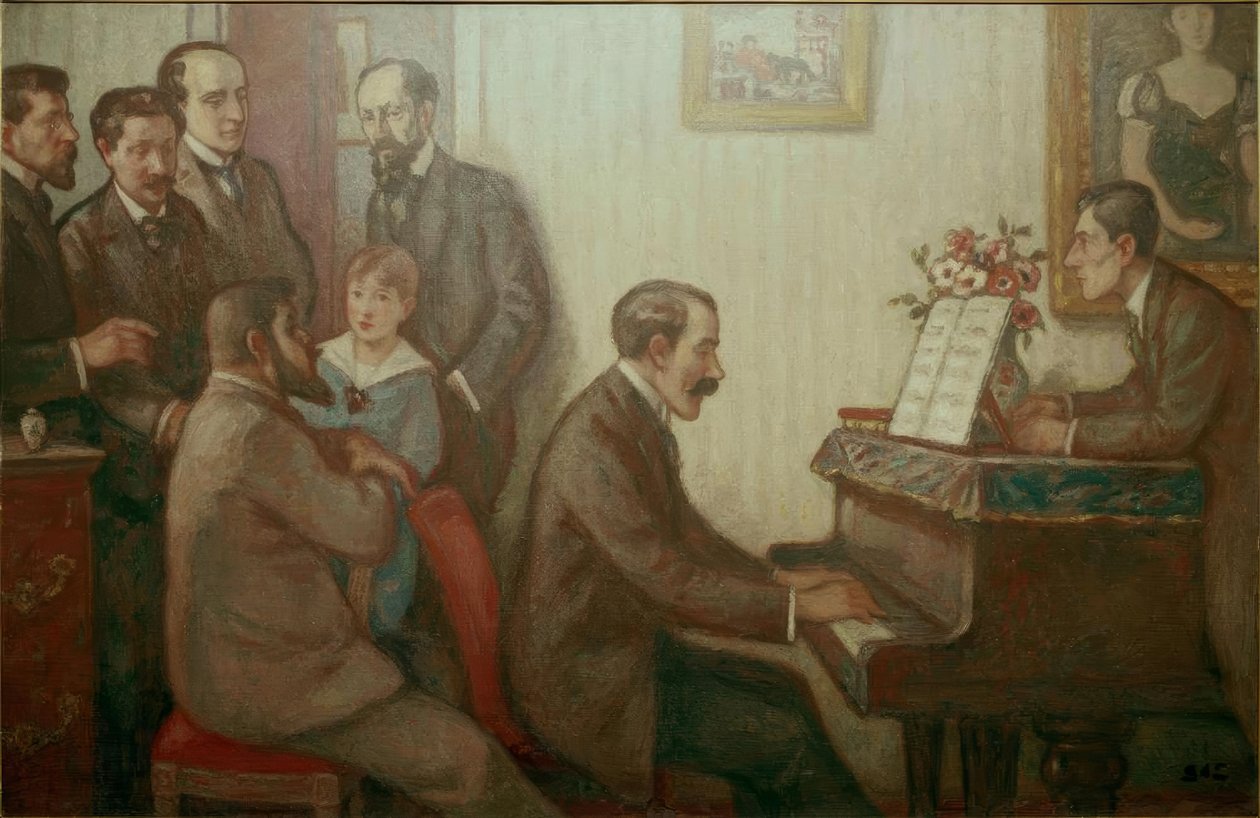 Találkozás Godebskiben alkotó: Georges d Espagnat