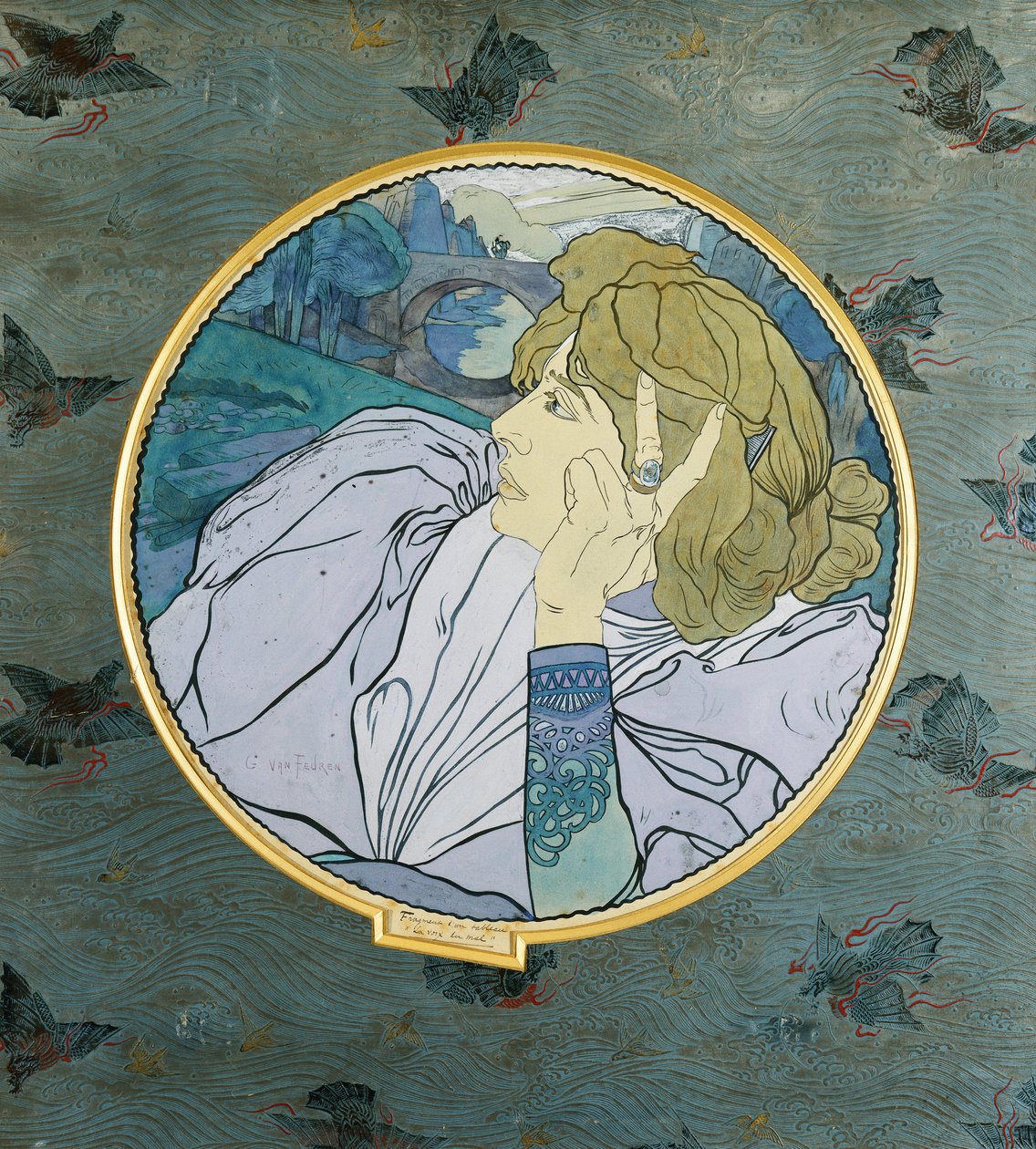 Depresszió (a gonosz hangja); Melankólia (a gonosz hangja) alkotó: Georges de Feure