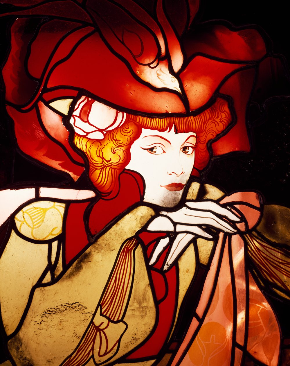 Női ábra, részlet alkotó: Georges de Feure