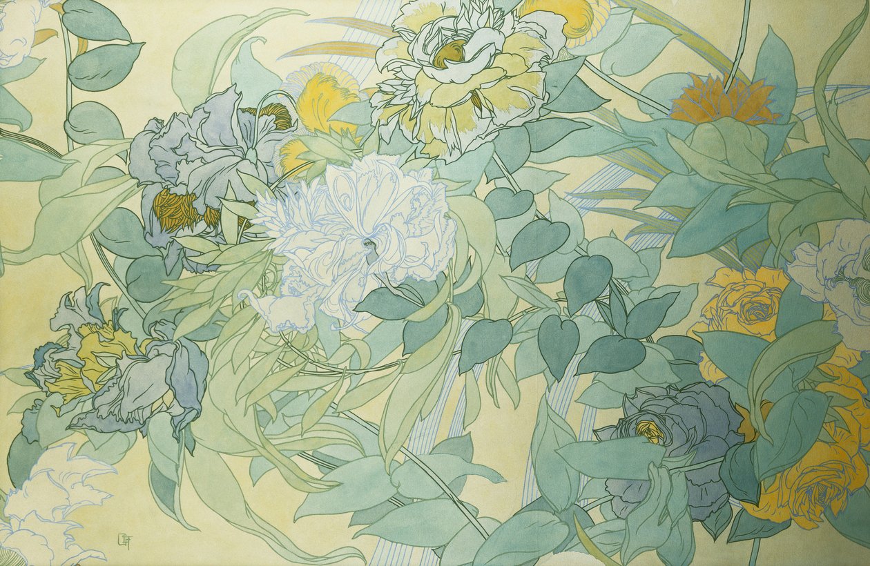 Japán virágok; Japán virágok alkotó: Georges de Feure