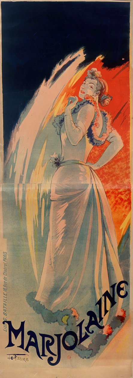 majoránna, 1896. alkotó: Georges de . Feure