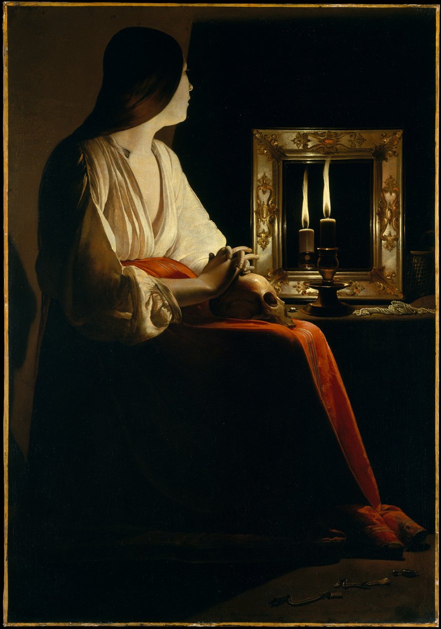 Büßende Maria Magdalena (Magdalena Wrightsman) alkotó: Georges de La Tour