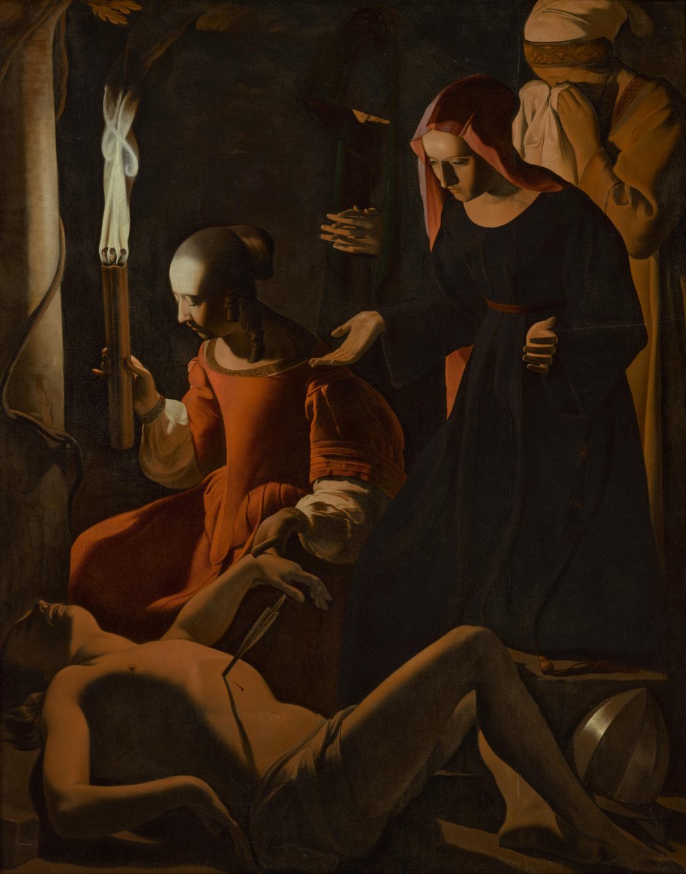 Szent Sebestyén megtalálása alkotó: Georges de La Tour