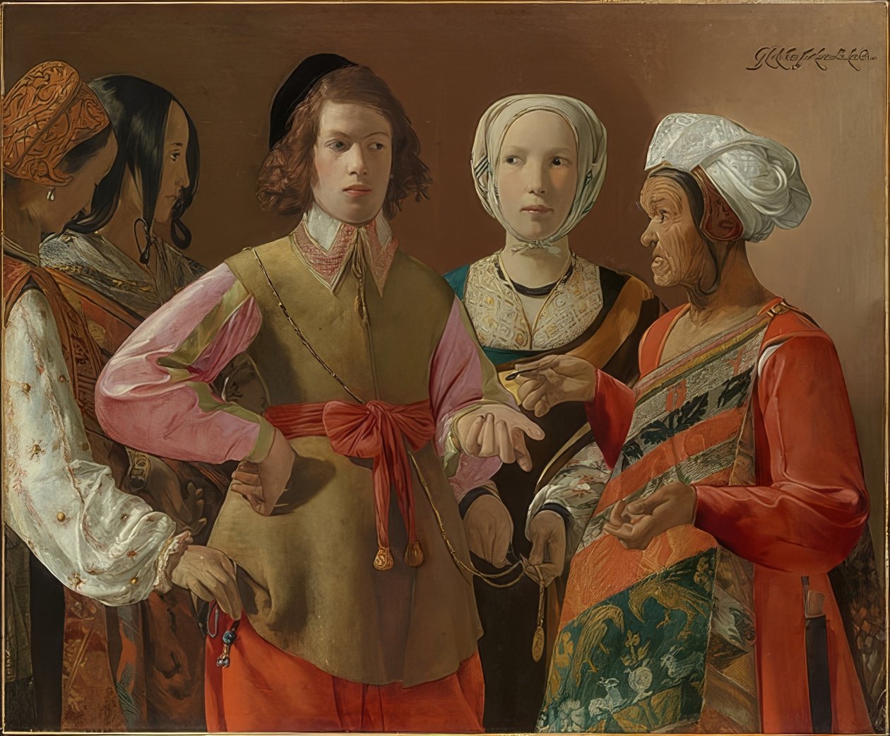 A jós. Valószínűleg 1630-as évek alkotó: Georges de La Tour