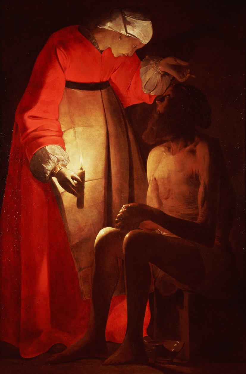 A felesége által kigúnyolt munkát alkotó: Georges de La Tour