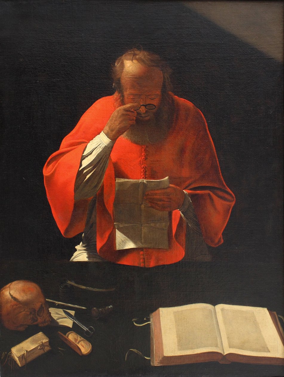 Szent Jeromos felolvasó példány, 1636 körül alkotó: Georges de La Tour