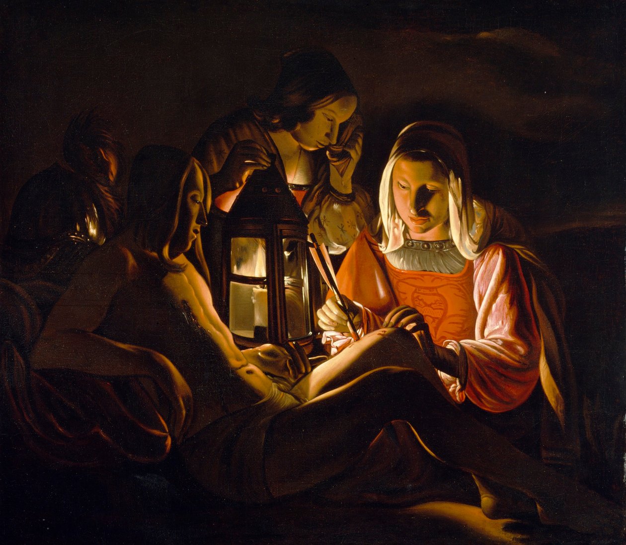 Szent Sebestyén Szent Irén által ápolt Szent Sebestyén alkotó: Georges de La Tour