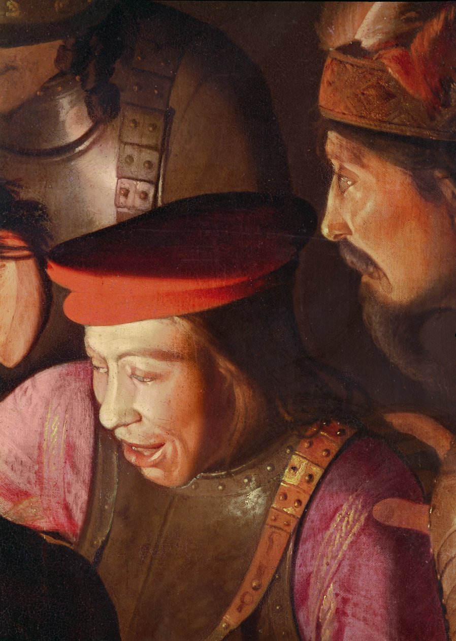 Szent Péter tagadása, 1650 (6279. részlet) alkotó: Georges de La Tour