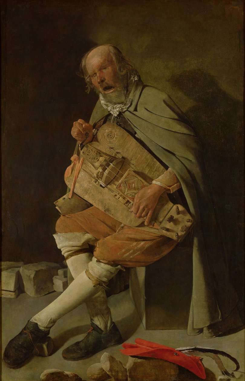 The Hurdy Gurdy Player, 1620-as évek alkotó: Georges de La Tour