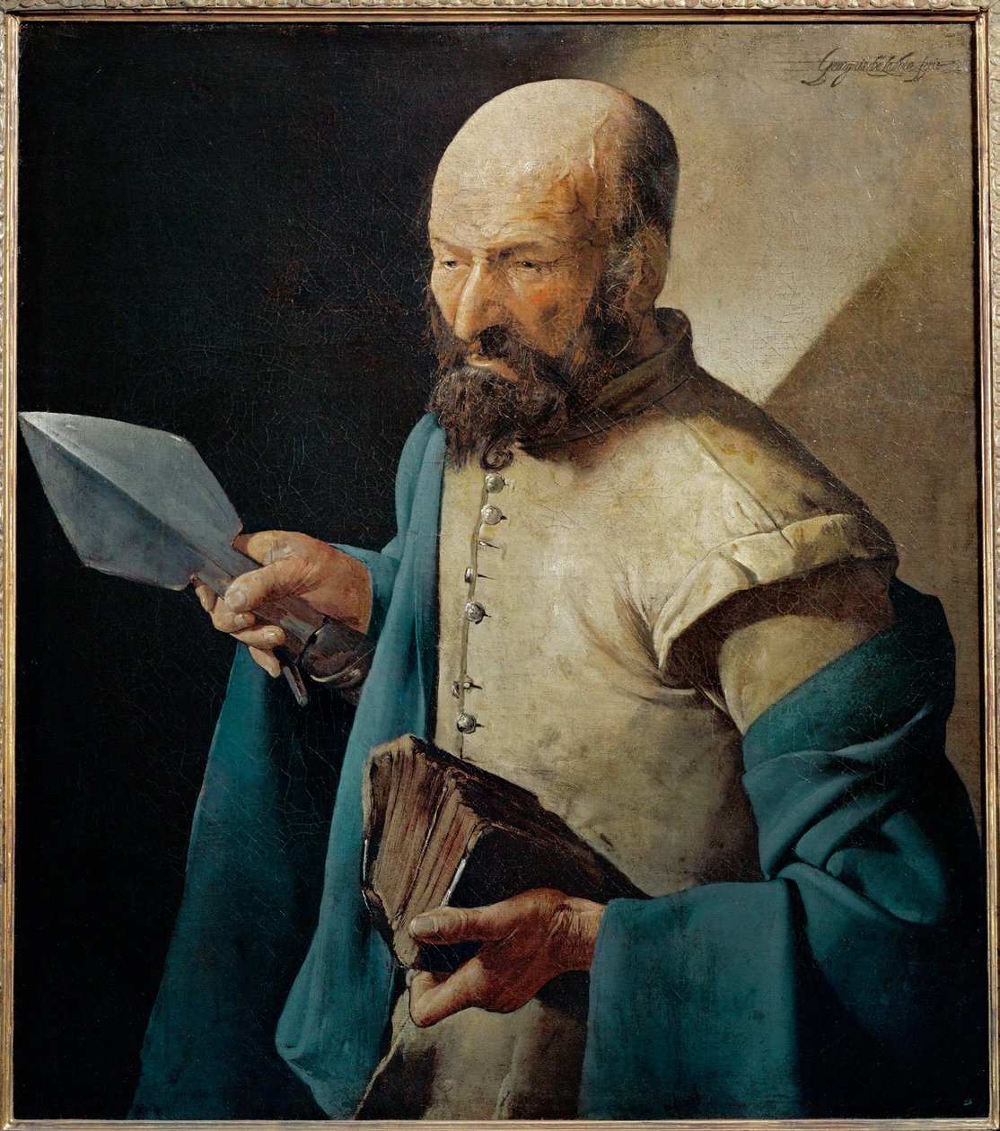 Szent Tamás ... alkotó: Georges de La Tour