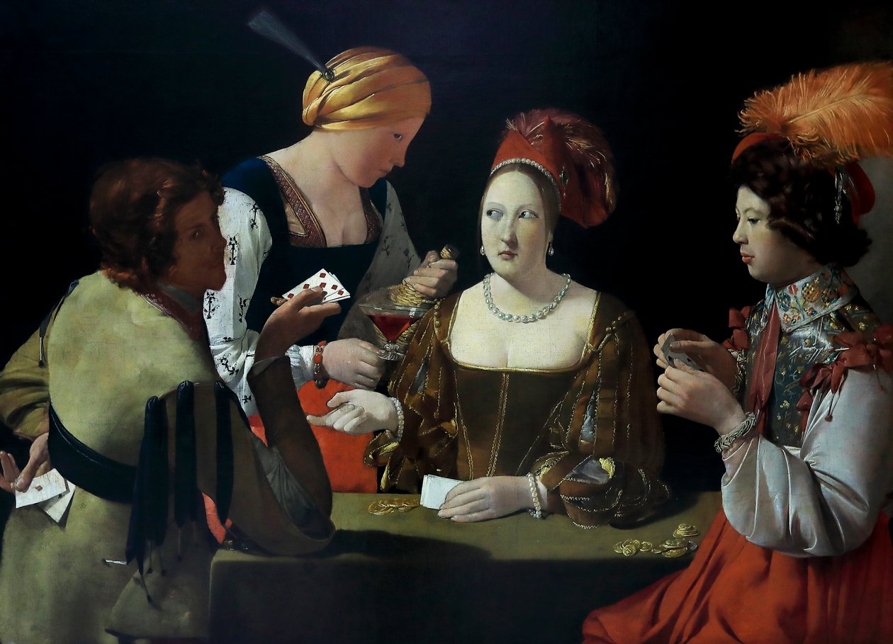 A csalás a gyémántok ászával alkotó: Georges de La Tour