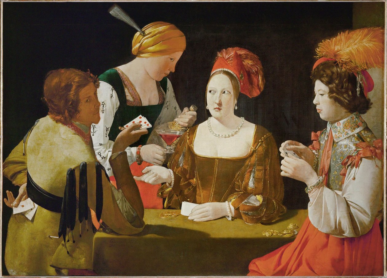 A csaló a káró ászokkal ... alkotó: Georges de La Tour