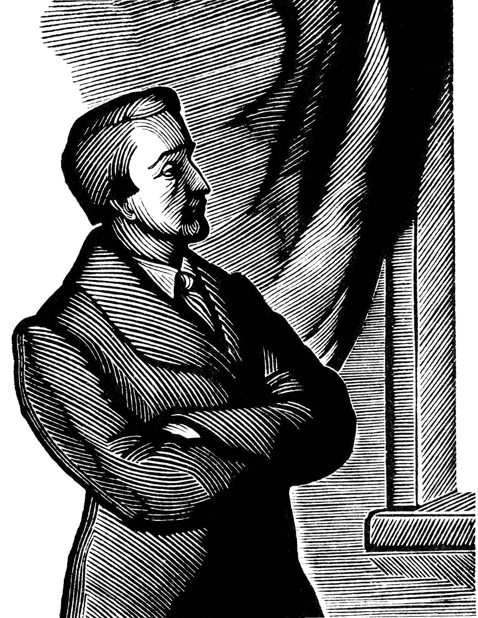 Heinrich Heine, 19. századi német költő, 1934. alkotó: Georgi Yecheistov
