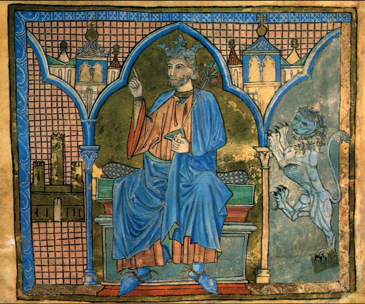 III. Ferdinánd kasztíliai herceg, Codex Tumbo "A" de Santiago, 1229-1255 körül (21404225345) alkotó: Georgia Levan Ramishvili from Tbilisi
