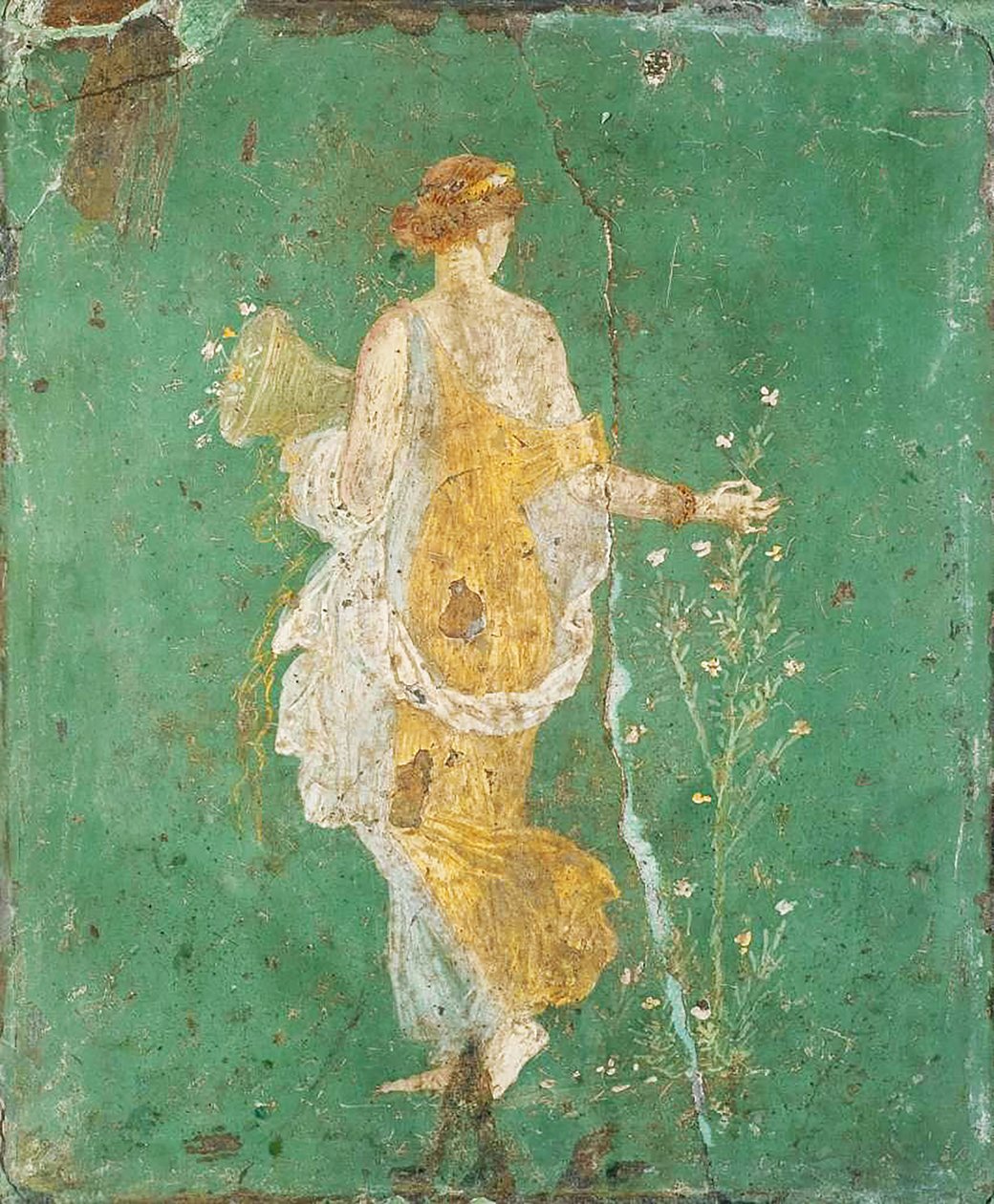 Flóra, freskó Ariadné villája Stabiae-ban, Pompei közelében, Kr. u. 15-45 körül (38594045730) alkotó: Georgia Levan Ramishvili from Tbilisi