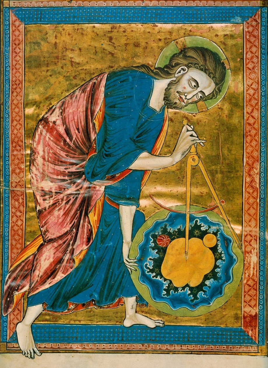 Geométer Isten, Codex Vindobonensis 2554, 1220-1230 körül (29304249070) alkotó: Georgia Levan Ramishvili from Tbilisi
