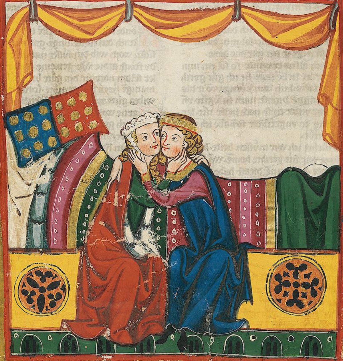 Hugo von Werenwag, a Manesse-kódexből, 1305-15 (42640388224) alkotó: Georgia Levan Ramishvili from Tbilisi
