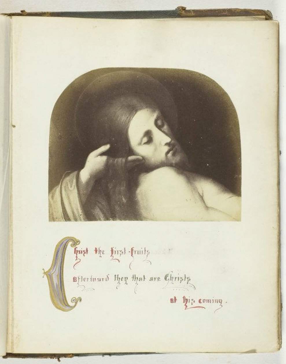 Untitled [Jézus illusztrációja bibliai idézettel], 185568. alkotó: Georgina Cowper