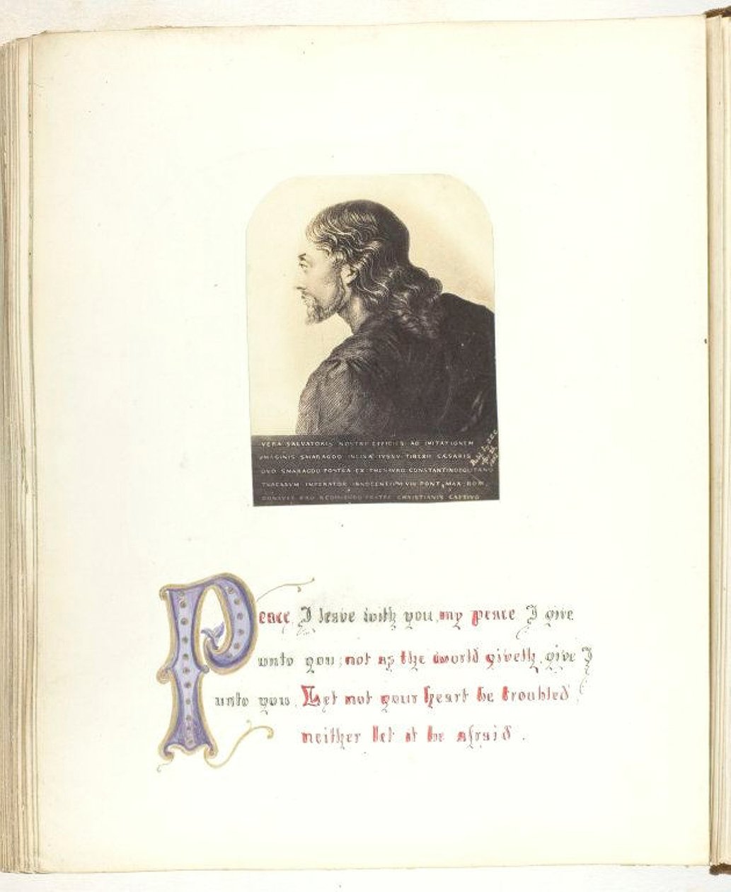 Untitled [Jézus illusztrációja bibliai idézettel], 185568. alkotó: Georgina Cowper