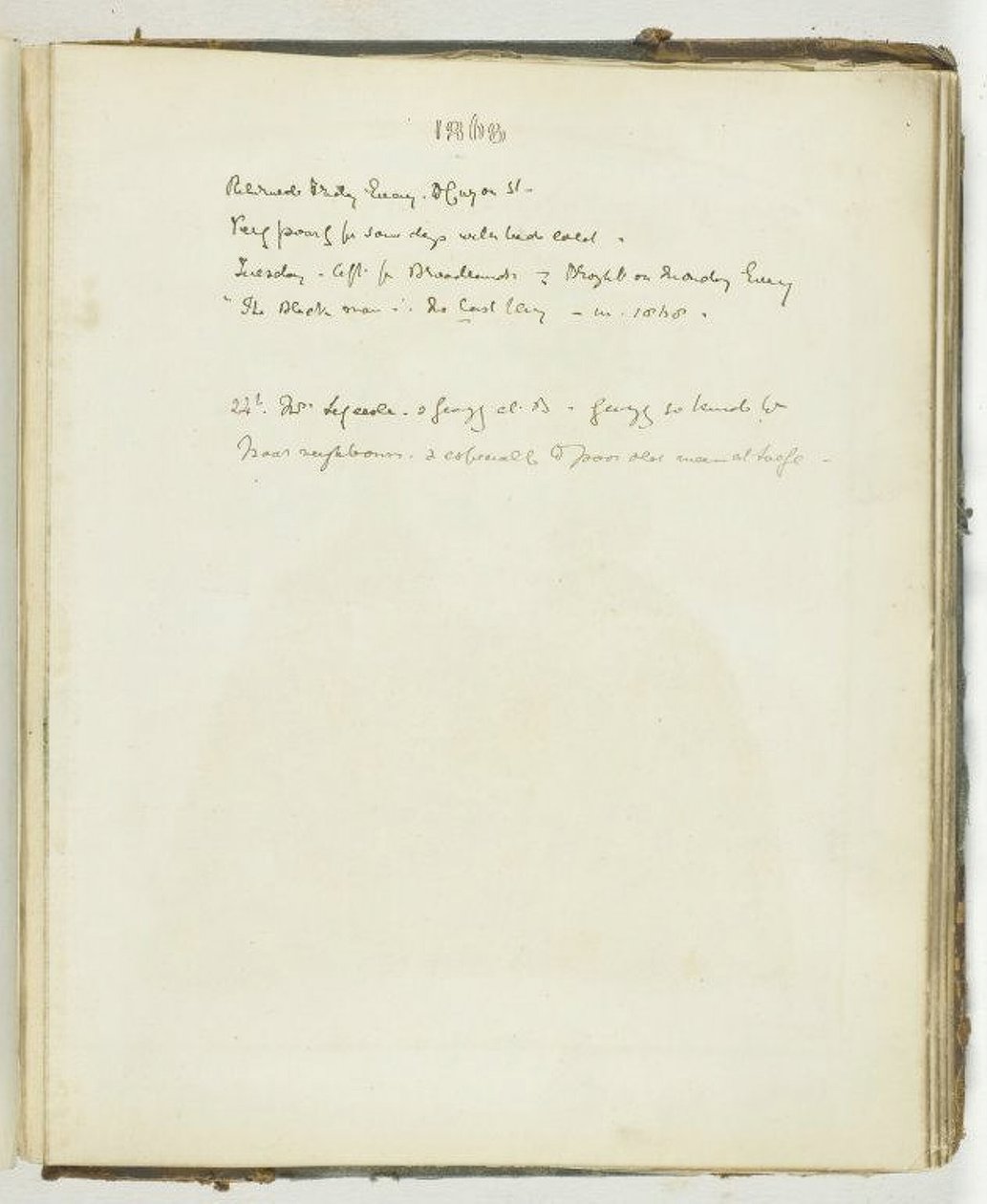 Cím nélkül [a Broadlands-szel kapcsolatos szöveg oldala], 1868. alkotó: Georgina Cowper