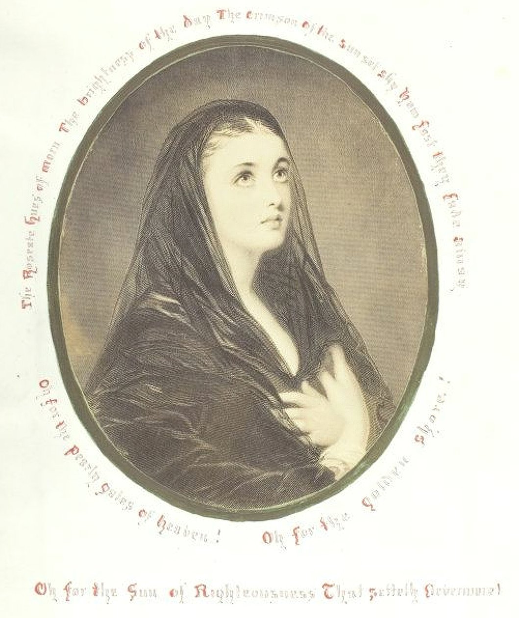 Cím nélkül [fátyolos jámbor asszony], 1868. alkotó: Georgina Cowper