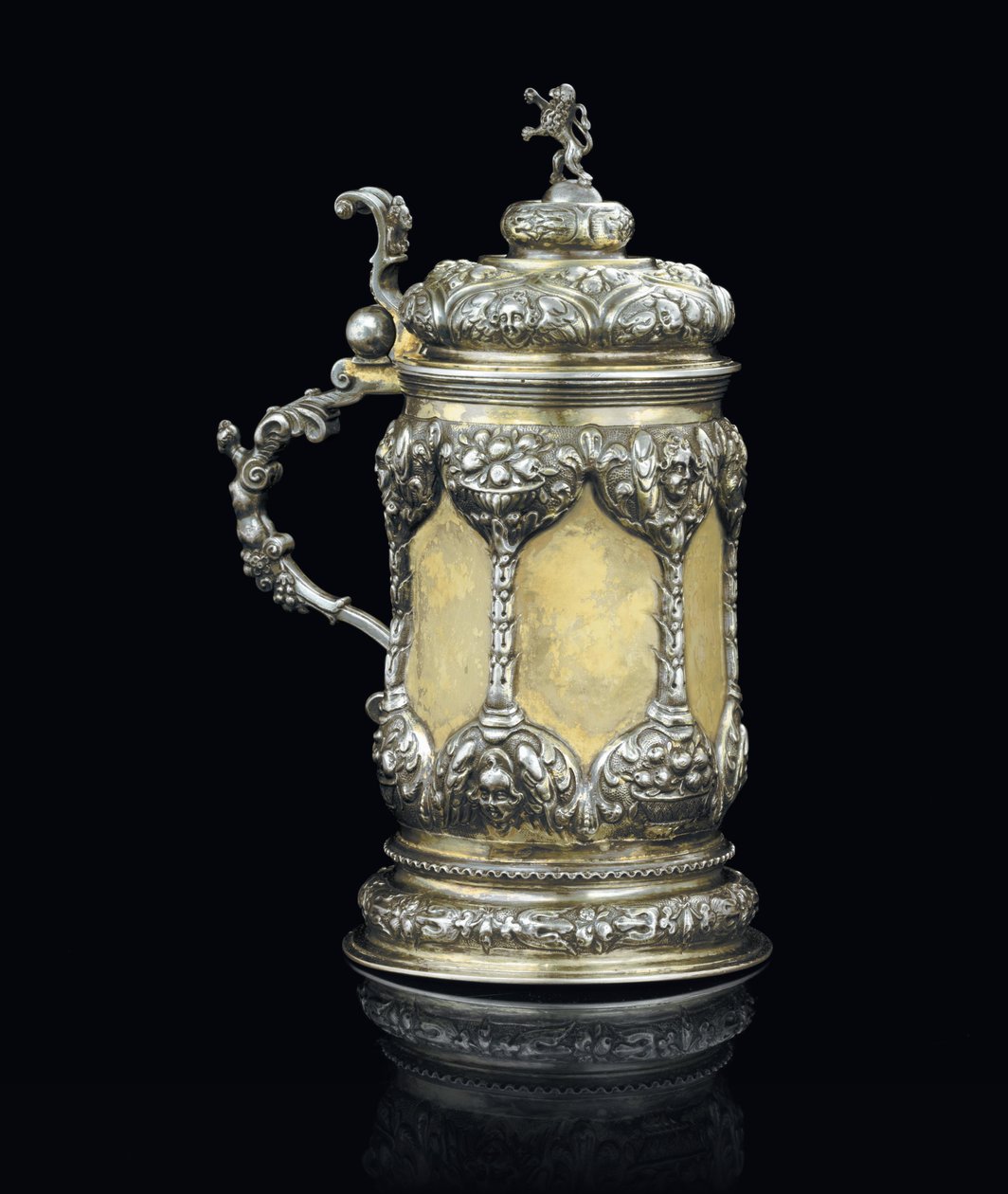 Tankard, Brassó, 1700 körül alkotó: Georgius III Olescher
