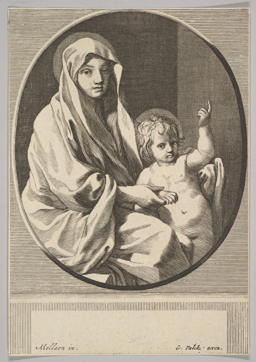 Szűz és Gyermek. alkotó: Gerald Valck
