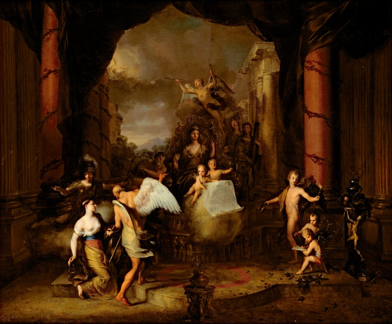 Amszterdam város allegóriája alkotó: Gerard de Lairesse