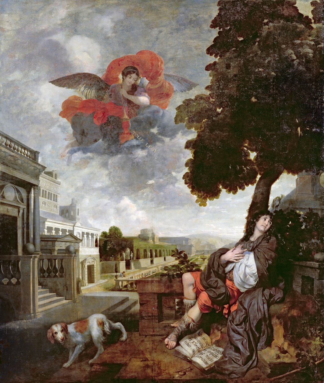 Szent Ágoston megtérése, 1663 körül alkotó: Gerard de Lairesse