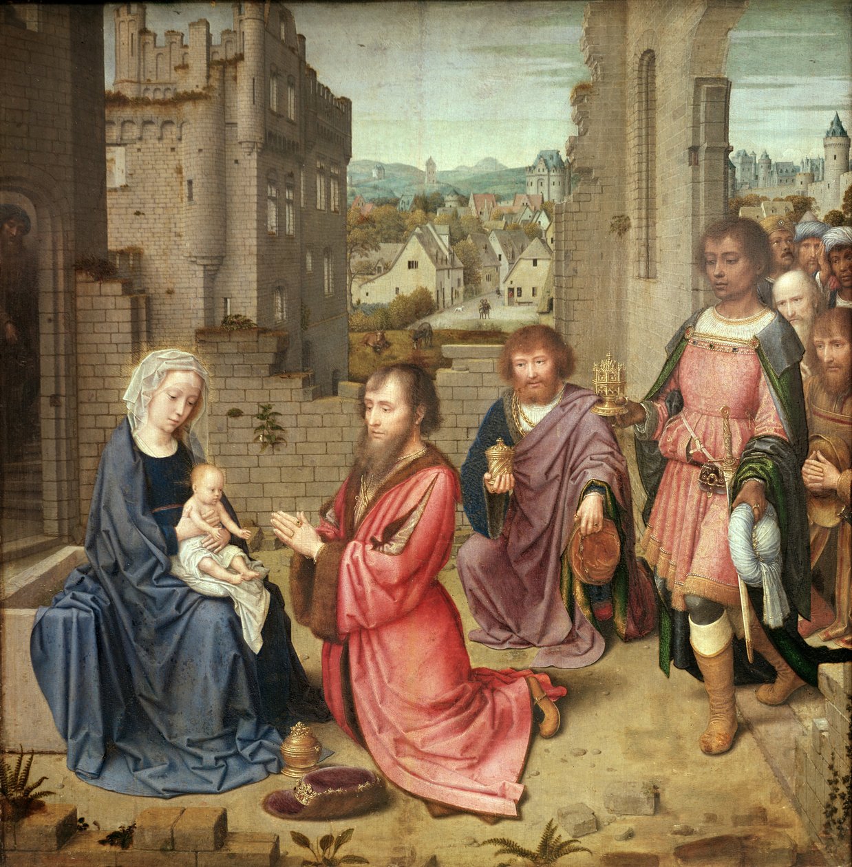 Királyimádás, 1515 alkotó: Gerard David