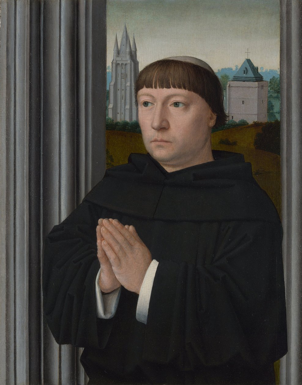 Imádkozó Ágoston -testvér alkotó: Gerard David