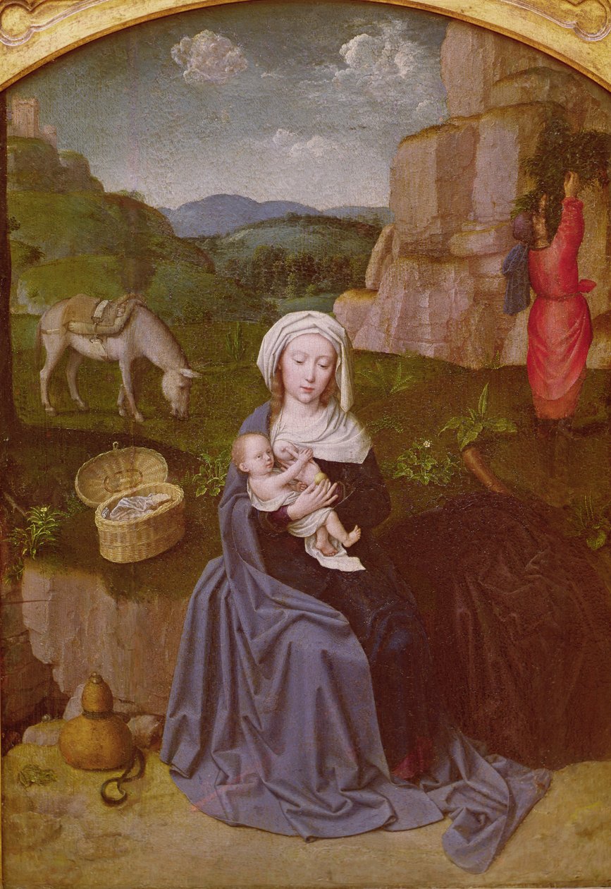 A többiek az egyiptomi repülésen alkotó: Gerard David