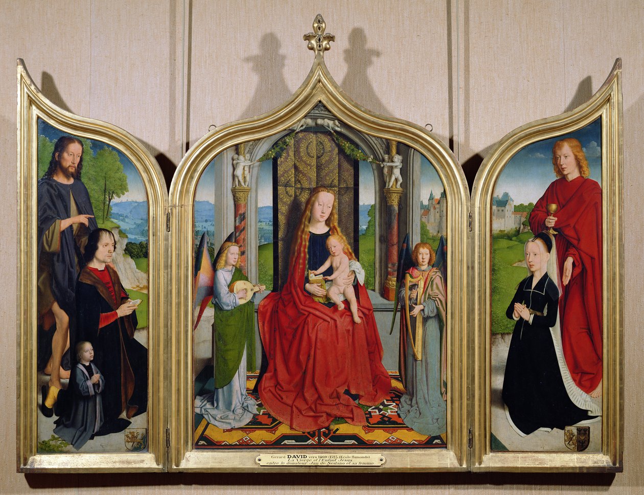 A Sedano család triptichonja, 1495-98 körül alkotó: Gerard David