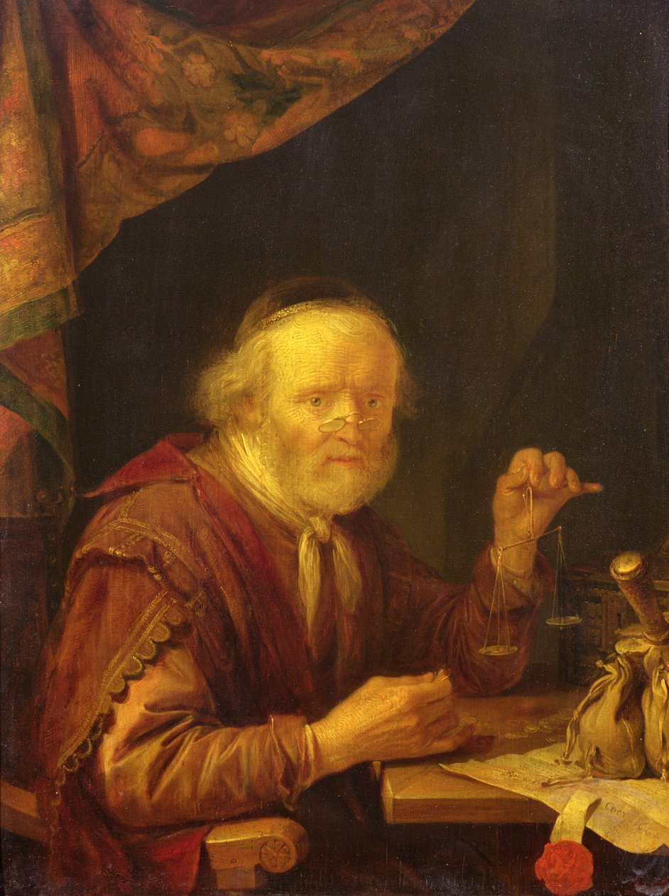 Arany mérlegelés alkotó: Gerrit Dou
